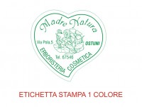 Etichette adesive per erboristerie, cosmetica, cosmesi (mm 36X34)  (cod.17M )